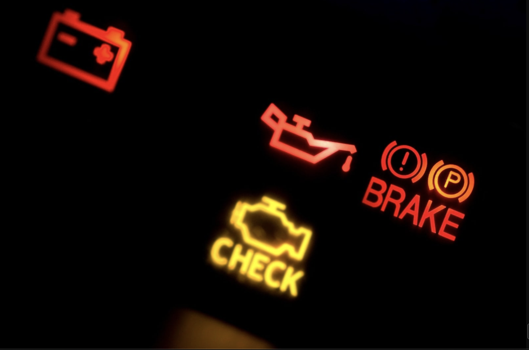 OBD2 diagnostic scanner showing check engine codes