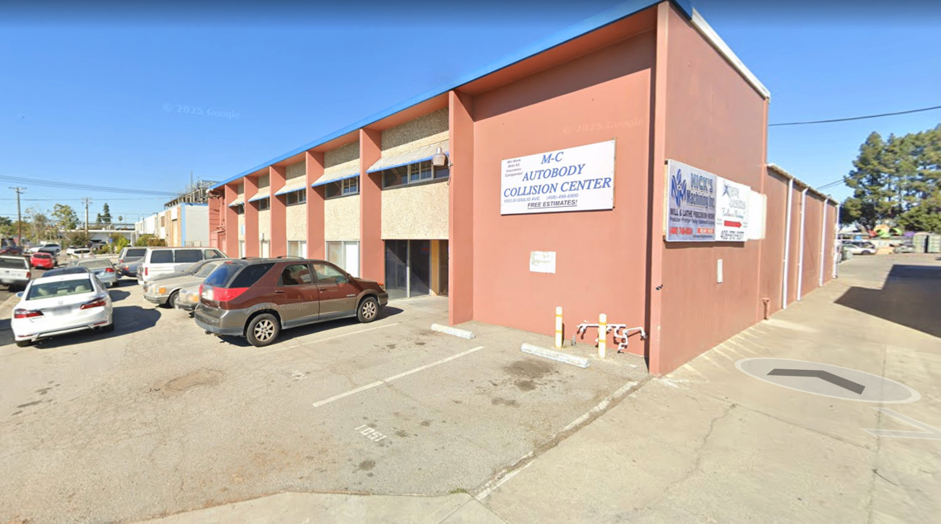 M-C Automotive & Autobody Centers building on Di Giulio Ave, Santa Clara